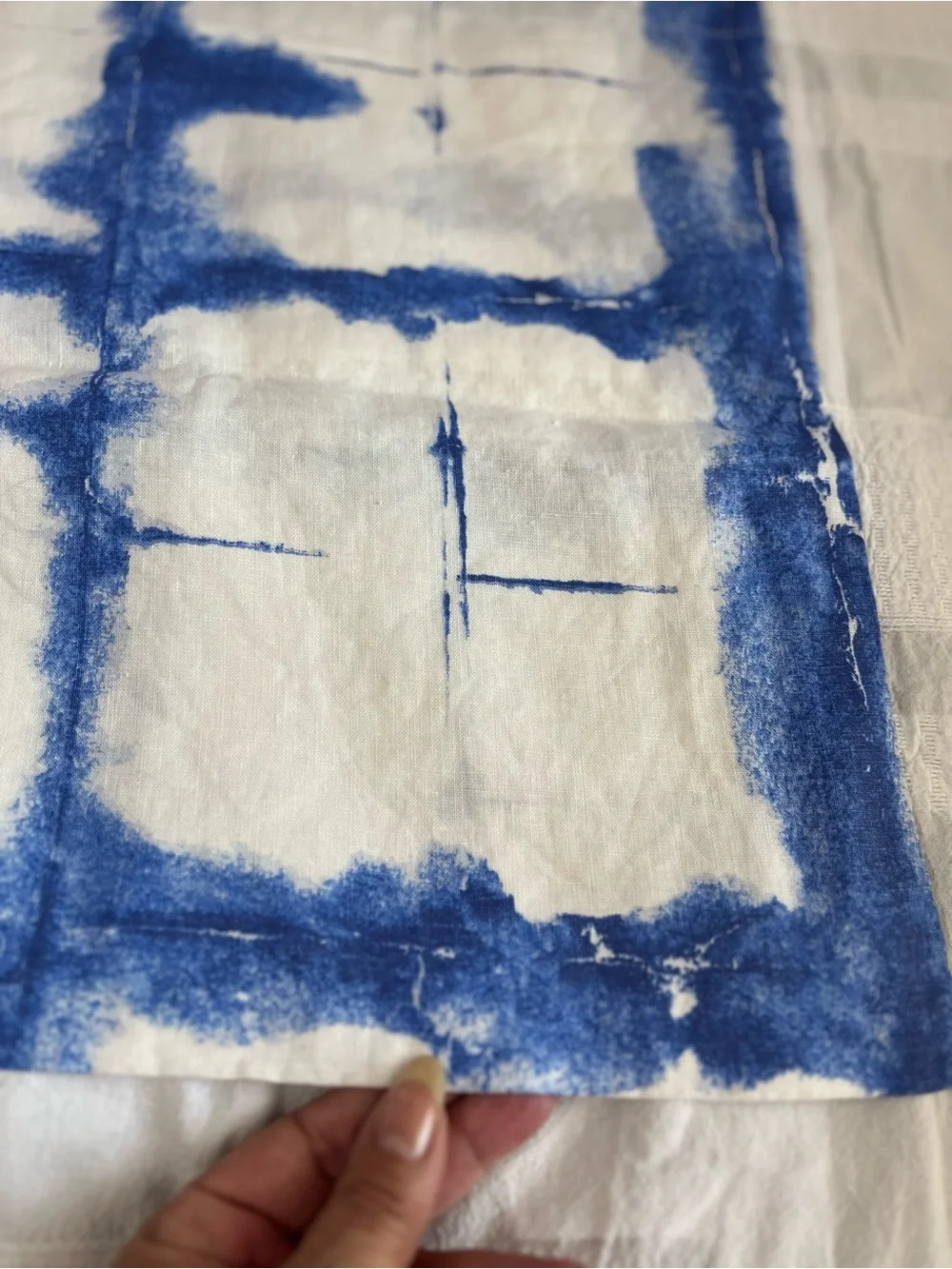 IKEA 100% Linen Tie Dye Euro Pillow Sham • Limited Edition 2019 • NWOT